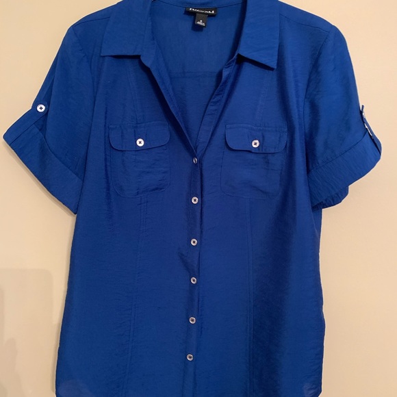 Royal blue top - Picture 2 of 3